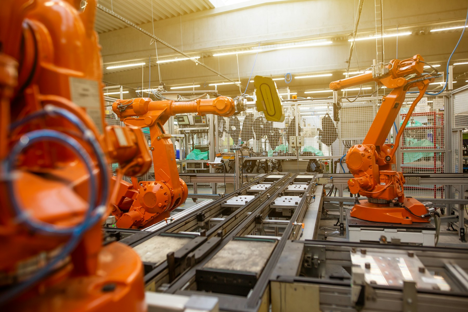 Advanced automated industrial manufacturing facility
