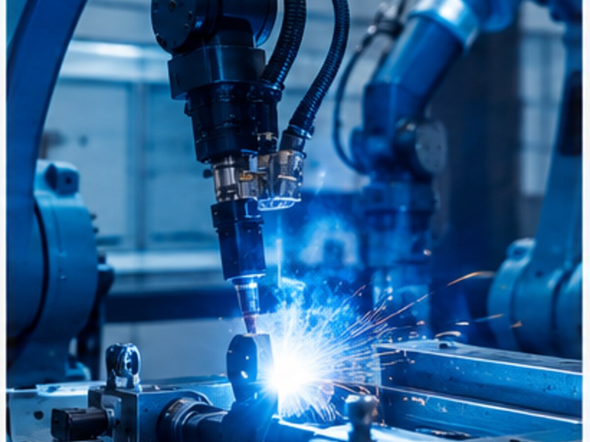 Modern robotic precision-welding cell